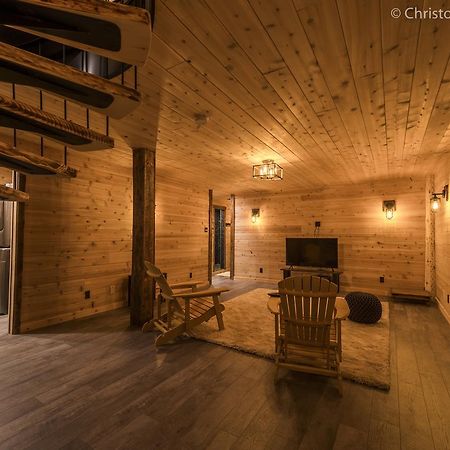 Chalet Tao Par Les Chalets Spa Canada لا مالباي المظهر الخارجي الصورة