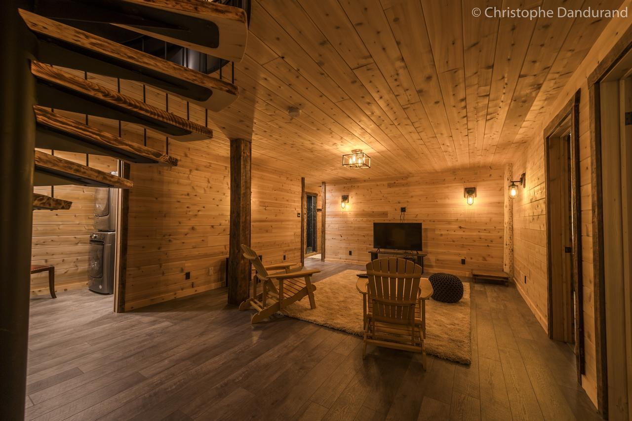 Chalet Tao Par Les Chalets Spa Canada لا مالباي المظهر الخارجي الصورة